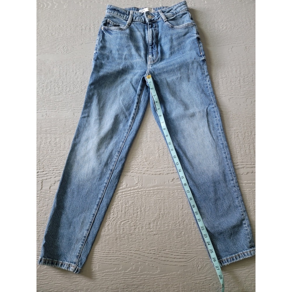 Zara Womens skinny Blue Jeans Size 4 Medium Wash B-9
